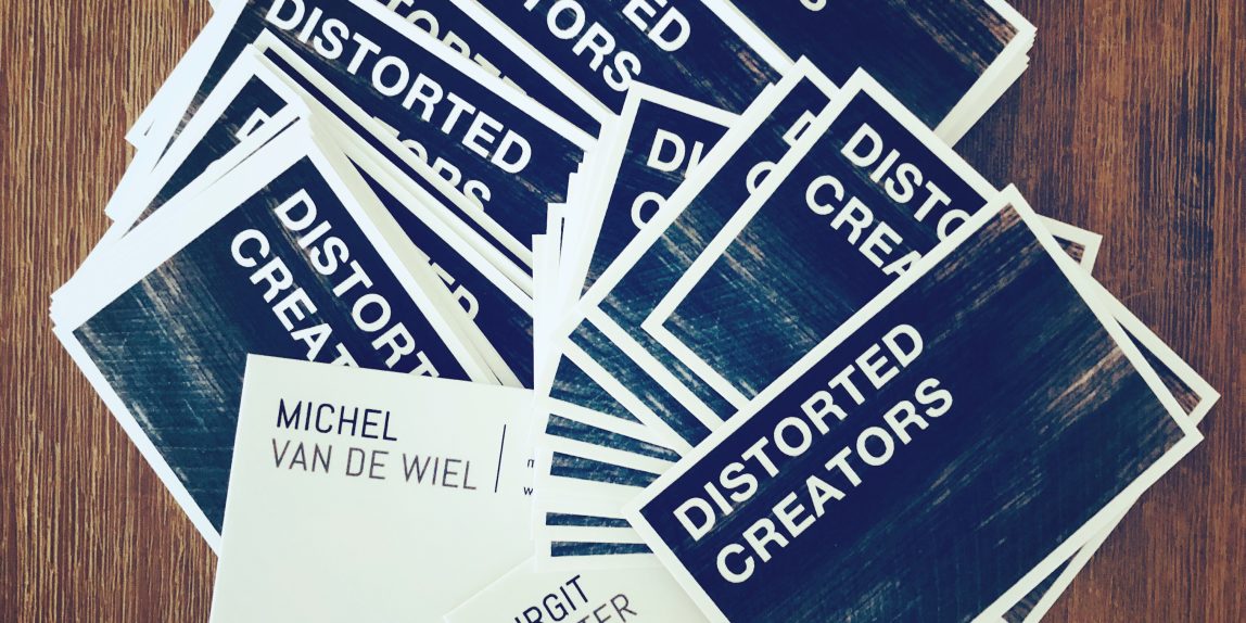 Visitekaartjes voor Distorted creators